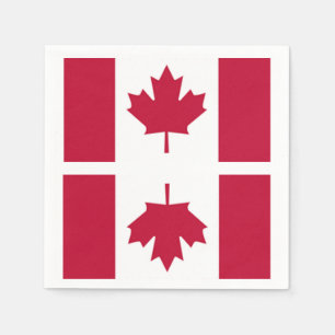 Canadese vlag Napkin Servetten