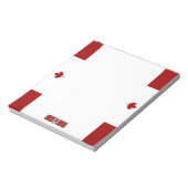 Canadese vlag notitieblok (Linkerzijde)