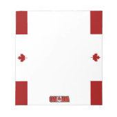 Canadese vlag notitieblok (Voorkant)