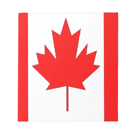 Canadese vlag notitieblok (Voorkant)