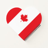 Canadese vlag notitieboek (Achterkant)