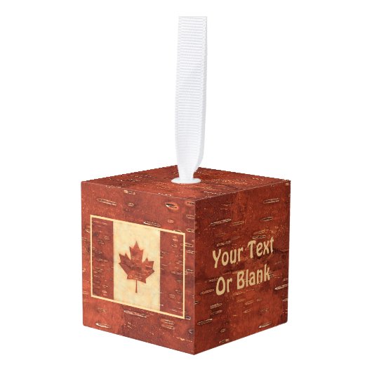 Canadese vlag op binnenste boog decoratie (Voorkant hoekig)