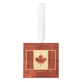 Canadese vlag op binnenste boog decoratie (Voorkant)