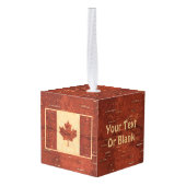 Canadese vlag op binnenste boog decoratie (Achter hoekig)