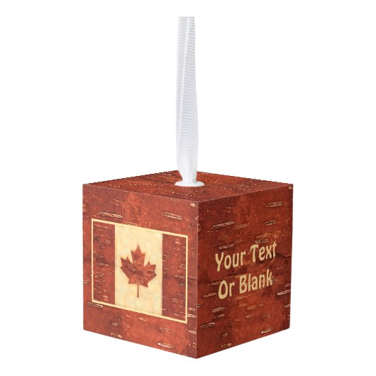 Canadese vlag op binnenste boog decoratie (Achter hoekig)