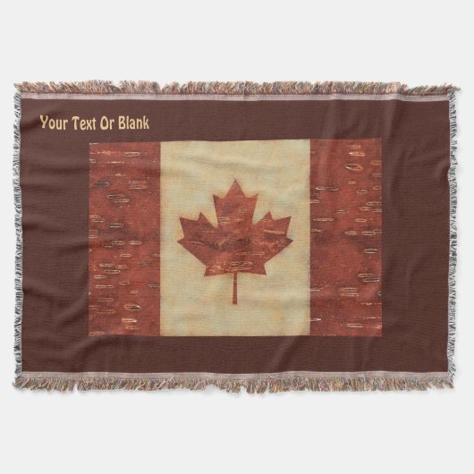 Canadese vlag op binnenste boog deken (Voorkant)