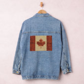Canadese vlag op binnenste boog denim jacket (Hangar)
