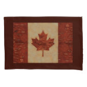 Canadese vlag op binnenste boog kussensloop (Voorkant)