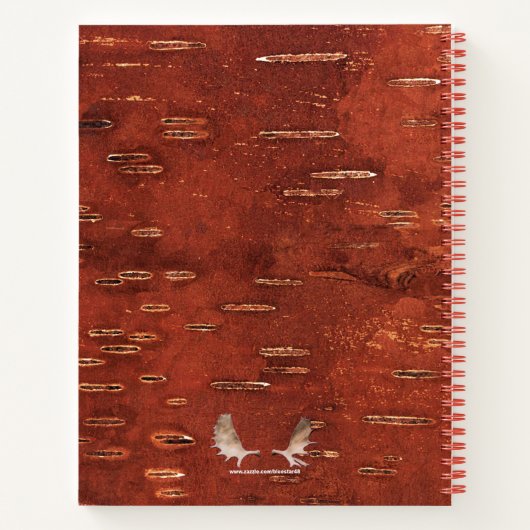 Canadese vlag op binnenste boog notitieboek (Achterkant)