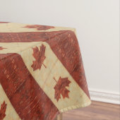 Canadese vlag op binnenste boog tafelkleed (Voorbeeld)