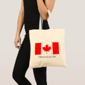 Canadese vlag op Canada Day Tote Bag (Voorkant (product))