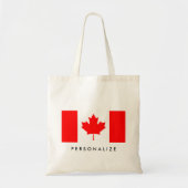 Canadese vlag op Canada Day Tote Bag (Voorkant)