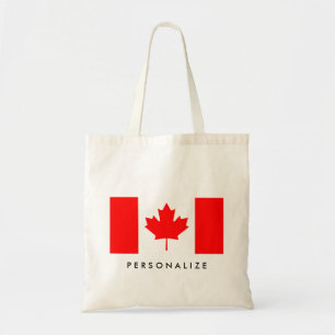 Canadese vlag op Canada Day Tote Bag