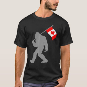 Canadese vlag op Canadese vlag T-shirt