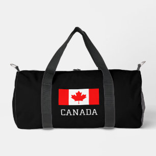 Canadese vlag op maat gekleurde reistas plunjezak
