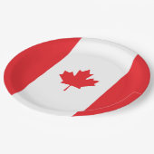 Canadese vlag papieren bordje (Gekanteld)