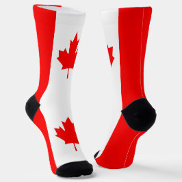 Canadese vlag Patriotic Canada National Pride Sokken
