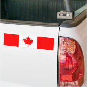 Canadese vlag patriottisch bumpersticker (Op Truck)