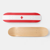 Canadese vlag persoonlijk skateboard (Horizontaal)