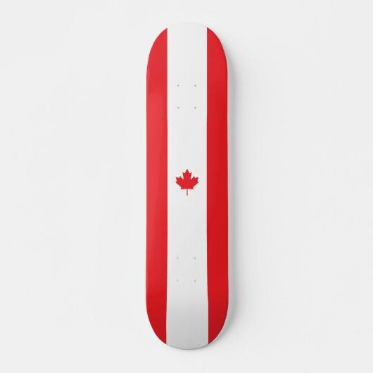 Canadese vlag persoonlijk skateboard (Voorkant)