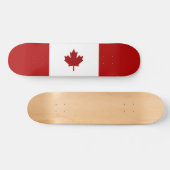 Canadese vlag persoonlijk skateboard (Horizontaal)