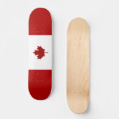 Canadese vlag persoonlijk skateboard (Voorkant)