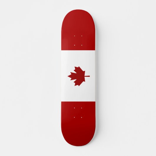 Canadese vlag persoonlijk skateboard (Voorkant)