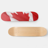 Canadese vlag persoonlijk skateboard (Horizontaal)