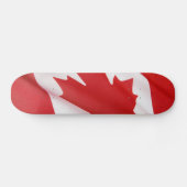 Canadese vlag persoonlijk skateboard (Horizontaal)
