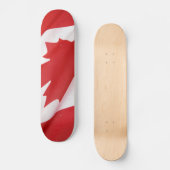 Canadese vlag persoonlijk skateboard (Voorkant)