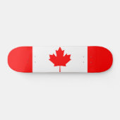 Canadese vlag persoonlijk skateboard (Horizontaal)