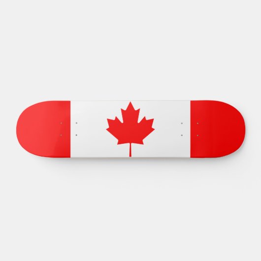 Canadese vlag persoonlijk skateboard (Horizontaal)