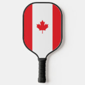 Canadese vlag pickleball paddle (Achterkant)