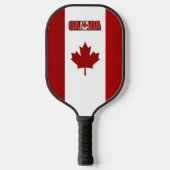 Canadese vlag pickleball paddle (Voorkant)