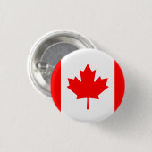Canadese vlag pinback-knoppen ronde button 3,2 cm (Voorkant /achterkant)