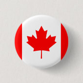 Canadese vlag pinback-knoppen ronde button 3,2 cm (Voorkant)
