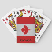 Canadese vlag pokerkaarten (Achterkant)
