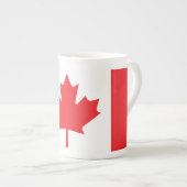 Canadese vlag porselein kop (Voorkant rechts)
