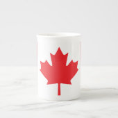 Canadese vlag porselein kop (Voorkant)