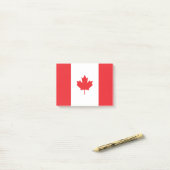 Canadese vlag post-it® notes (Op bureau)