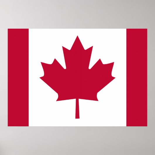 Canadese vlag poster (Voorkant)