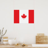 Canadese vlag poster (Keuken)