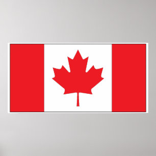 Canadese vlag poster