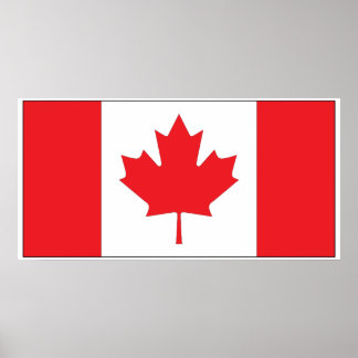 Canadese vlag poster