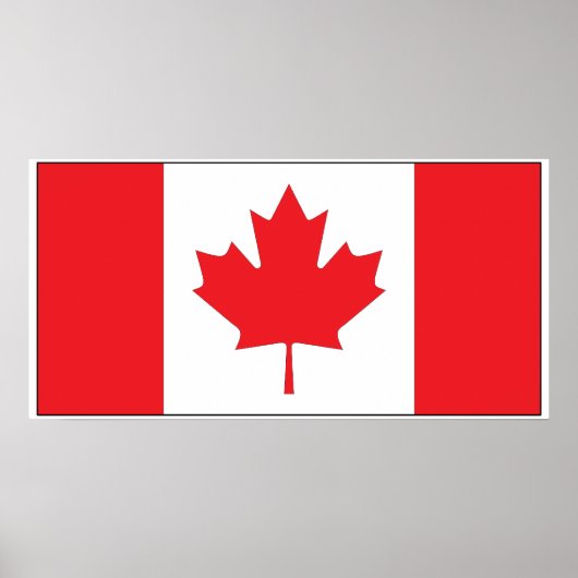 Canadese vlag poster (Voorkant)