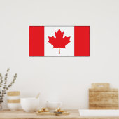 Canadese vlag poster (Keuken)