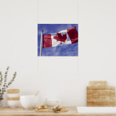 Canadese vlag poster (Keuken)