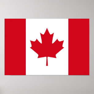 Canadese vlag poster