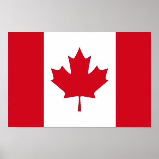 Canadese vlag poster (Voorkant)