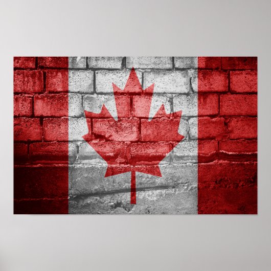 Canadese vlag poster (Voorkant)